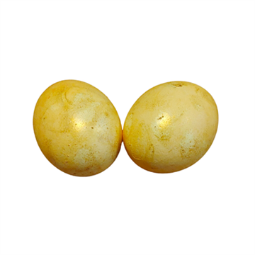 Hønseæg solgul antik